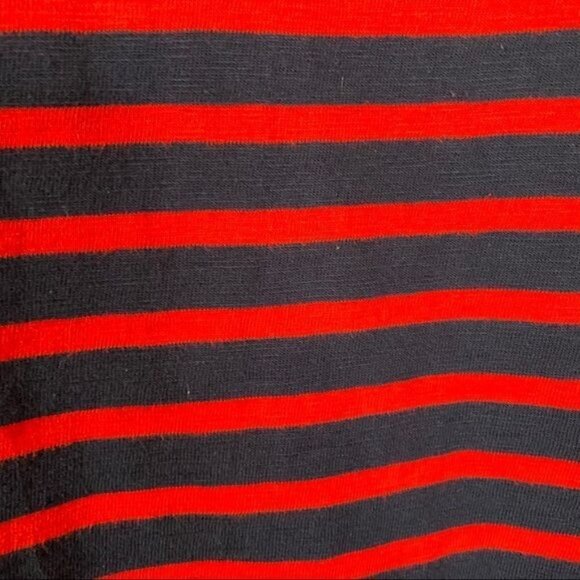 J. Crew Tortoise Button Stripe Pullover S - Picture 4 of 10